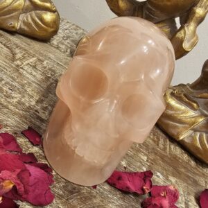 Rose Quartz Skull